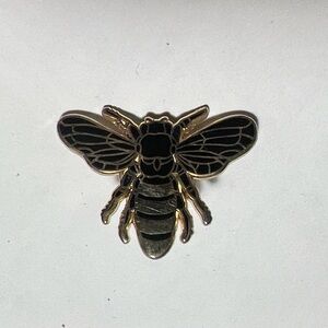 Black and Gold Bee Pin